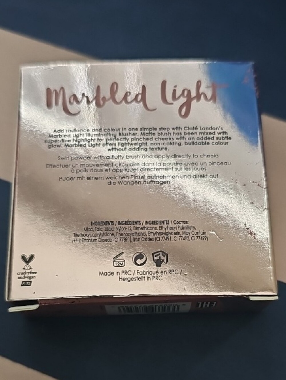 Ciaté London Marbled Light Illuminating Blusher - Halo - Picture 3 of 4
